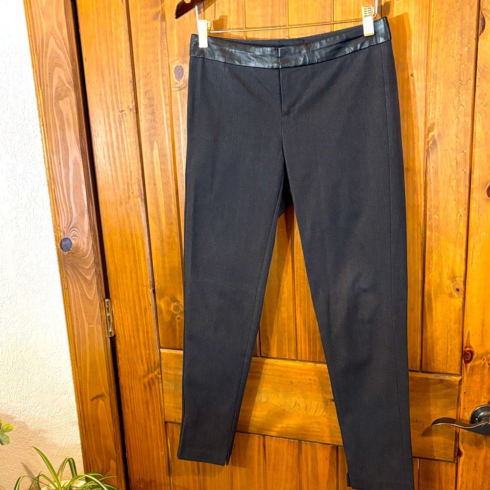 Cynthia Rowley Black Cotton Blend Pants